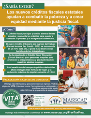 [Spanish] MASSCAP Tax Prep Flyer 2023